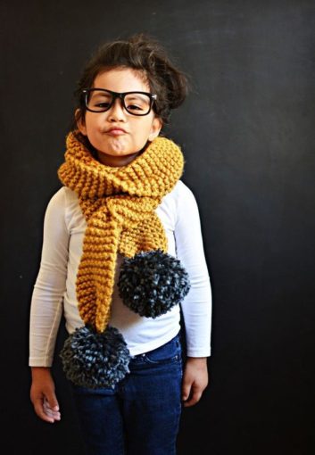 とってもかわいい♡手編みの子供マフラーデザイン参考まとめ | Kitto 